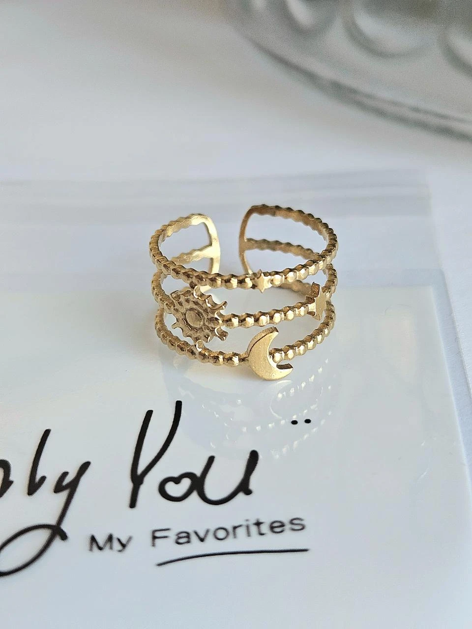Trendy stainless steel ring – photo 5